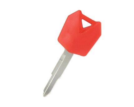 Kawasaki Motorbike Transponder Key Shell Red Color Type 3