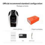 LCD Upgrade Version Modified Universal Smart Remote Key Kit For All Keyless car BMW Style Silver Color