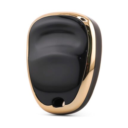 Nano High Quality Cover For Chevrolet Remote Key 3 Button Black Color CRL-G11J3