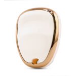 Nano High Quality Cover For Chevrolet Remote Key 3 Button White Color CRL-G11J3
