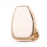 Nano High Quality Cover For Chrysler Remote Key 3 Button White Color CRSL-A11J3A