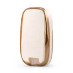 Nano High Quality Cover For Chrysler Remote Key 3 Button White Color CRSL-B11J3