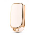 Nano High Quality Cover For Fiat Remote Key 3 Button White Color FIAT-C11J3B