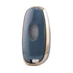 Nano High Quality Cover For Hyundai Remote Key 5 Button Gray Color HY-H11J5B