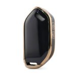 Nano High Quality Cover For Kia Remote Key 4 Button Black Color KIA-S11J4