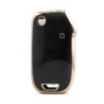 Nano High Quality Cover For Kia Remote Key 4 Button Black Color KIA-T11J4