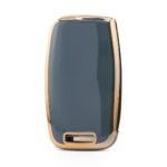 Nano High Quality Cover For Kia Remote Key 6 Button Gray Color KIA-O11J6