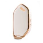 Nano High Quality Cover For Kia Remote Key 6 Button White Color KIA-S11J6