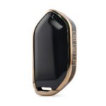 Nano High Quality Cover For Kia Remote Key 8 Button Black Color KIA-S11J8