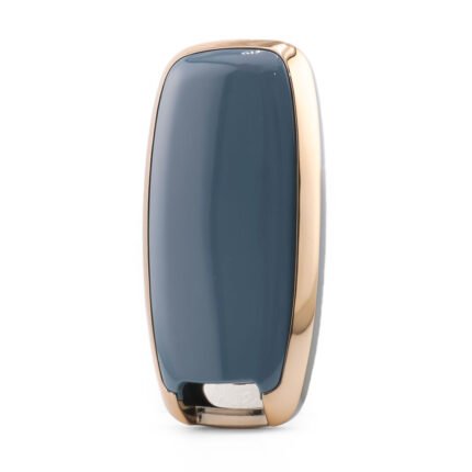 Nano High Quality Cover For Nissan Remote Key 4 Button Gray Color NS-C11J4A