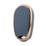 Nano High Quality Cover For Nissan Remote Key 4 Button Gray Color NS-E11J4